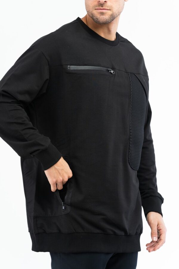 BIKKEMBERGS vyriškas džemperis „Pullover Black“