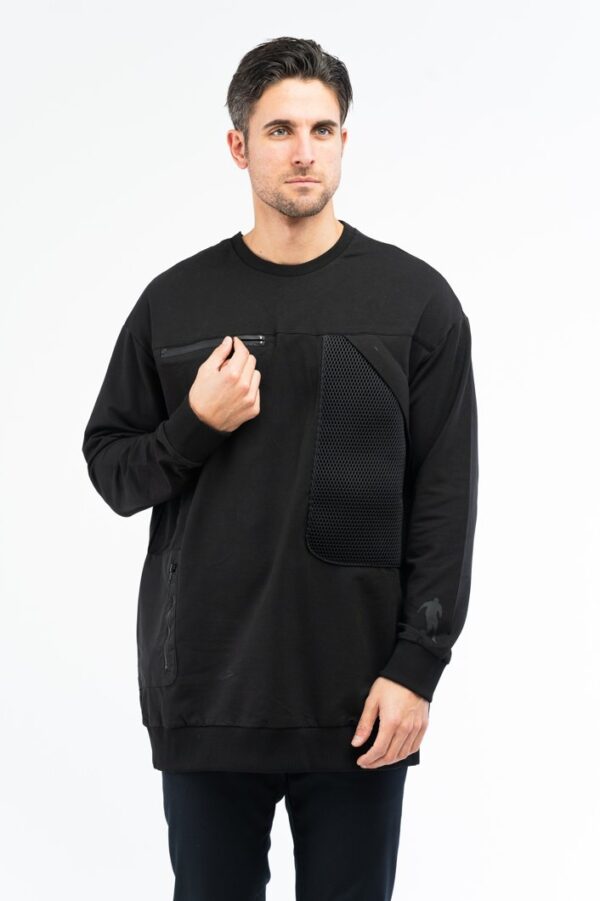BIKKEMBERGS vyriškas džemperis „Pullover Black“
