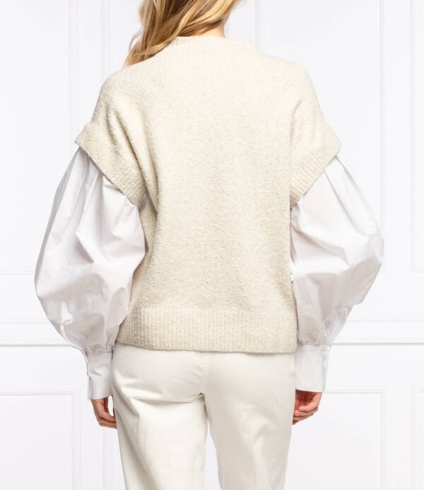 PINKO moteriškas megztinis „Cream/White“